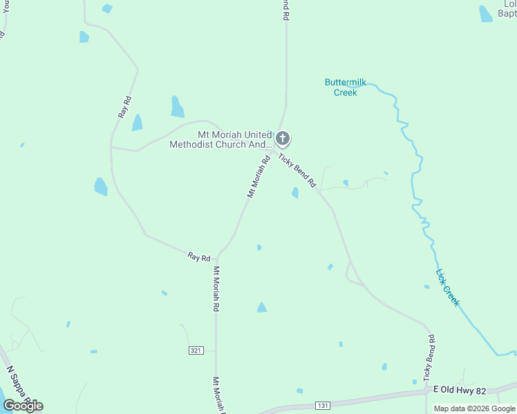 map of restaurants, bars, coffee shops, grocery stores, and more near 814 Mount Moriah Road in Eupora