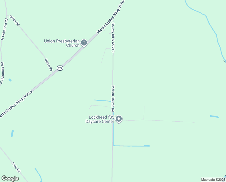 map of restaurants, bars, coffee shops, grocery stores, and more near 1398 County Road S-45-219 in Salters