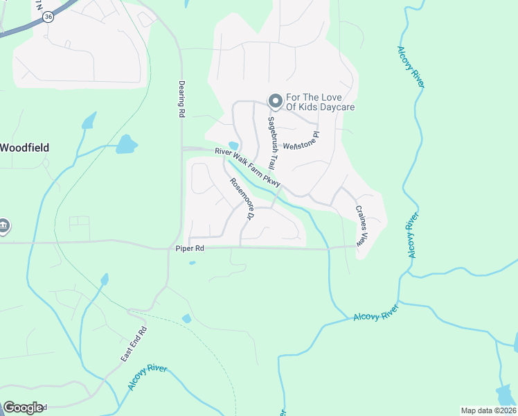 map of restaurants, bars, coffee shops, grocery stores, and more near 35 Snapdragon Lane in Covington