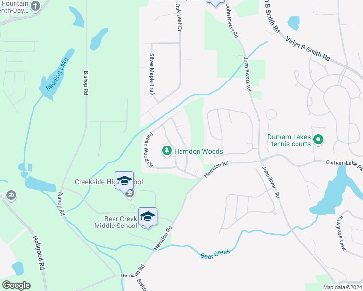 map of restaurants, bars, coffee shops, grocery stores, and more near 480 Cherry Branch Lane in Fairburn