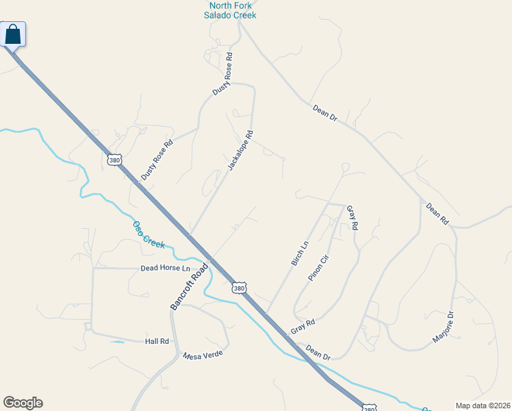 map of restaurants, bars, coffee shops, grocery stores, and more near 100 Pomp Court in Capitan