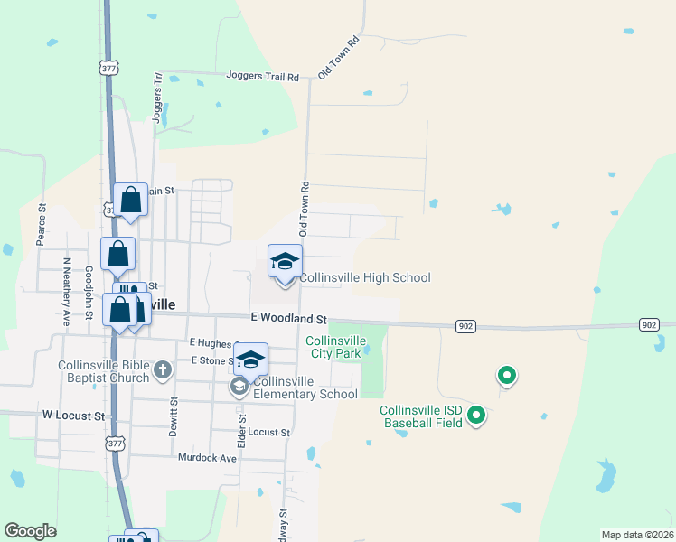 map of restaurants, bars, coffee shops, grocery stores, and more near 201 Daniel Court in Collinsville
