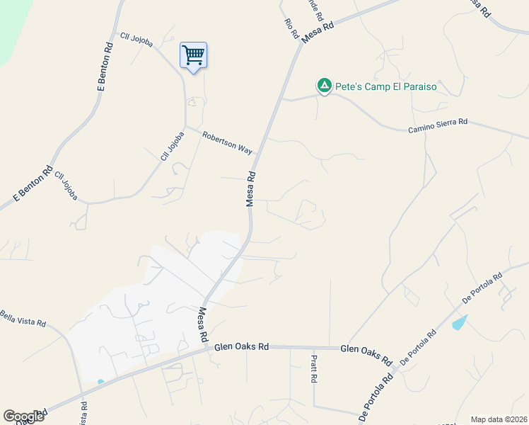 map of restaurants, bars, coffee shops, grocery stores, and more near 38540 Mesa Road in Temecula