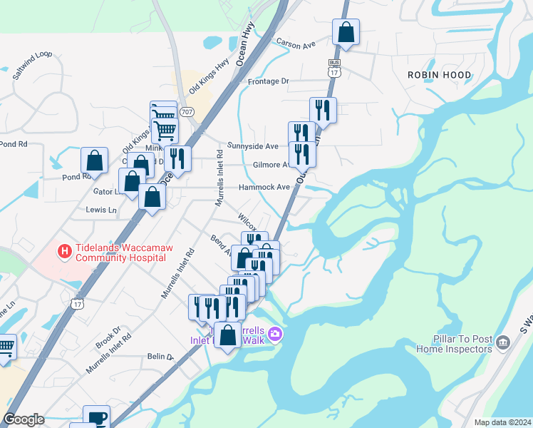 Marina Colony, Murrells Inlet SC Walk Score