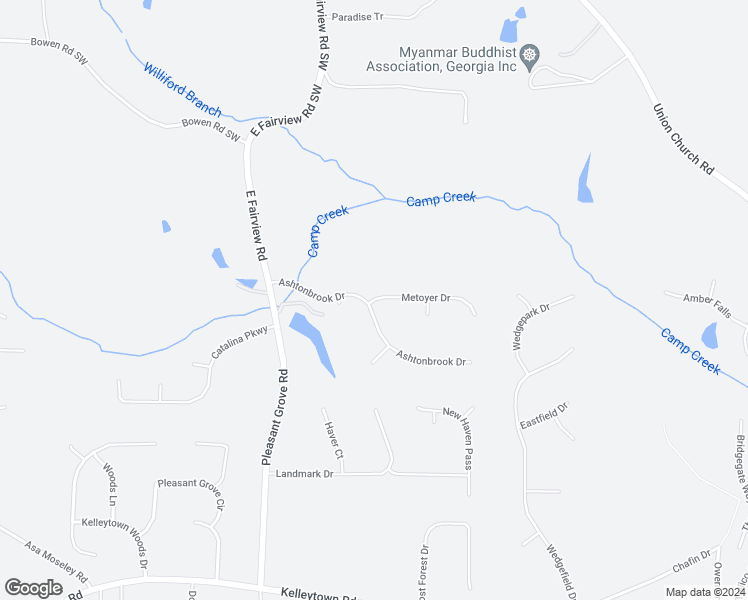 map of restaurants, bars, coffee shops, grocery stores, and more near 132 Ashtonbrook Metoyer Drive in McDonough