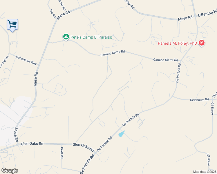 map of restaurants, bars, coffee shops, grocery stores, and more near 41120 Vía Del Toronjo in Temecula