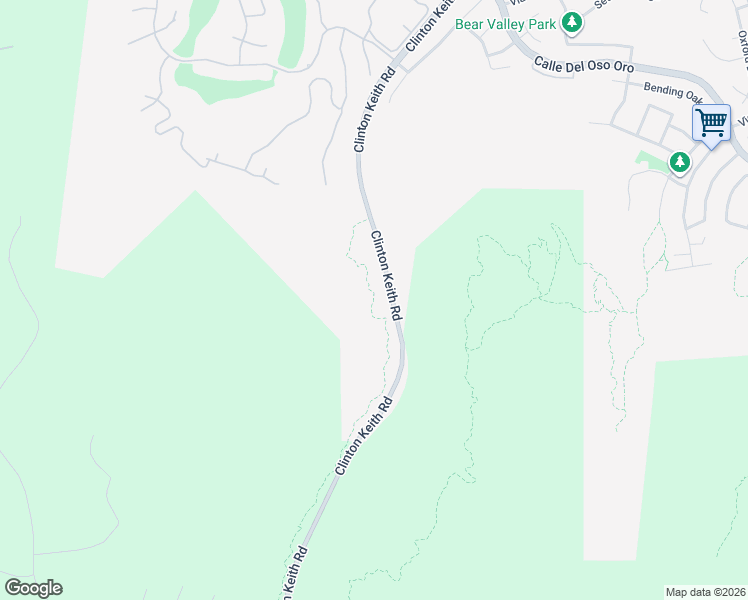 map of restaurants, bars, coffee shops, grocery stores, and more near Slaughterhouse Trail in Murrieta