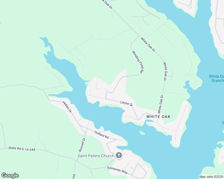 map of restaurants, bars, coffee shops, grocery stores, and more near 1606 Winding Pond Road in Manning