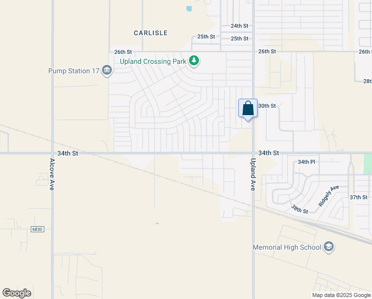 map of restaurants, bars, coffee shops, grocery stores, and more near 3202 Viola Avenue in Lubbock