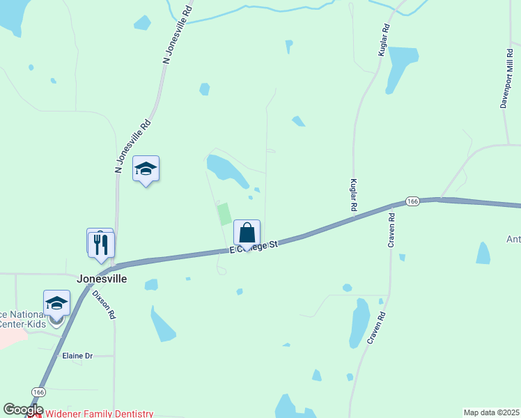 map of restaurants, bars, coffee shops, grocery stores, and more near 66 Lakeshore Drive in Bowdon