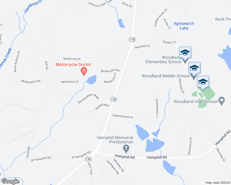 map of restaurants, bars, coffee shops, grocery stores, and more near 1560 Georgia 138 in Stockbridge
