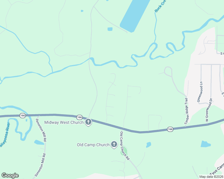 map of restaurants, bars, coffee shops, grocery stores, and more near 34 Red Holly Gap in Carrollton