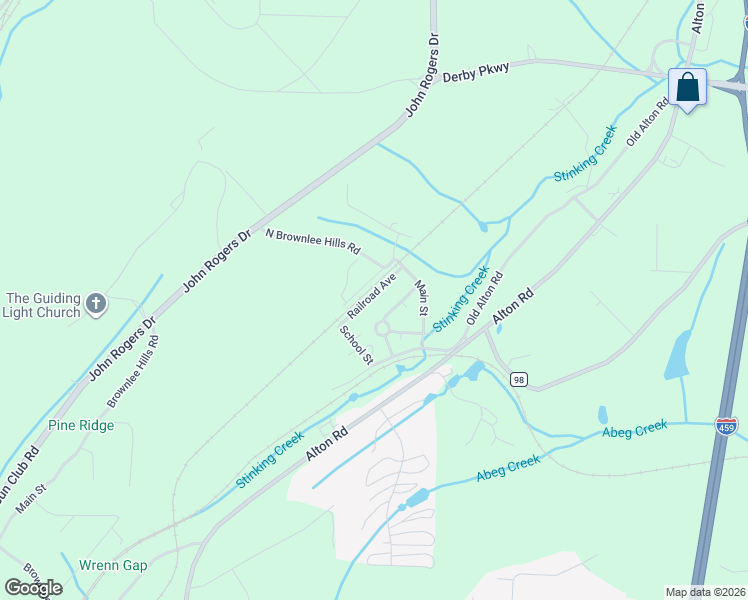 map of restaurants, bars, coffee shops, grocery stores, and more near 5105 Civic Circle in Irondale