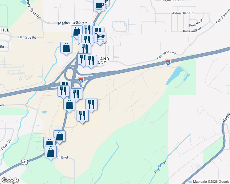 map of restaurants, bars, coffee shops, grocery stores, and more near 9022 Weaver Avenue Northeast in Leeds