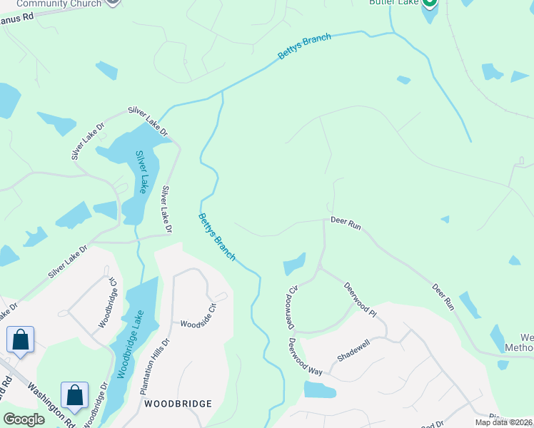 map of restaurants, bars, coffee shops, grocery stores, and more near 4507 Deer Run in Evans