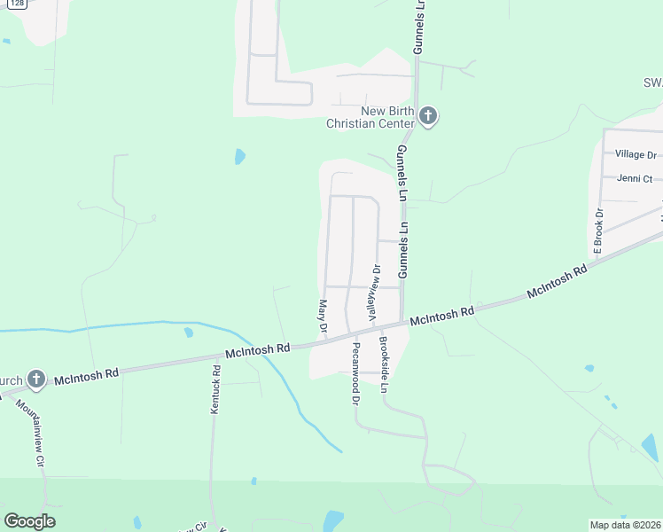 map of restaurants, bars, coffee shops, grocery stores, and more near 3708 Mary Drive in Oxford