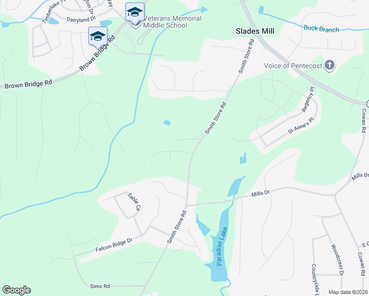 map of restaurants, bars, coffee shops, grocery stores, and more near 346 Smith Store Road in Covington