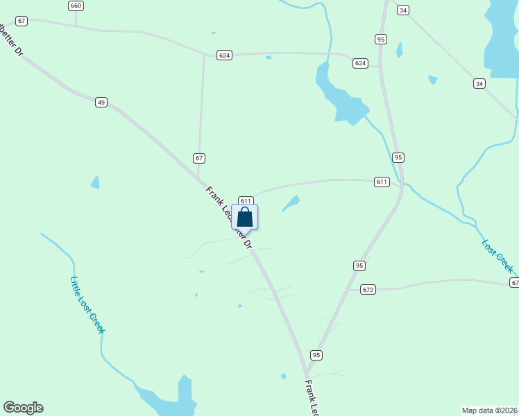 map of restaurants, bars, coffee shops, grocery stores, and more near 120 County Road 611 in Ranburne
