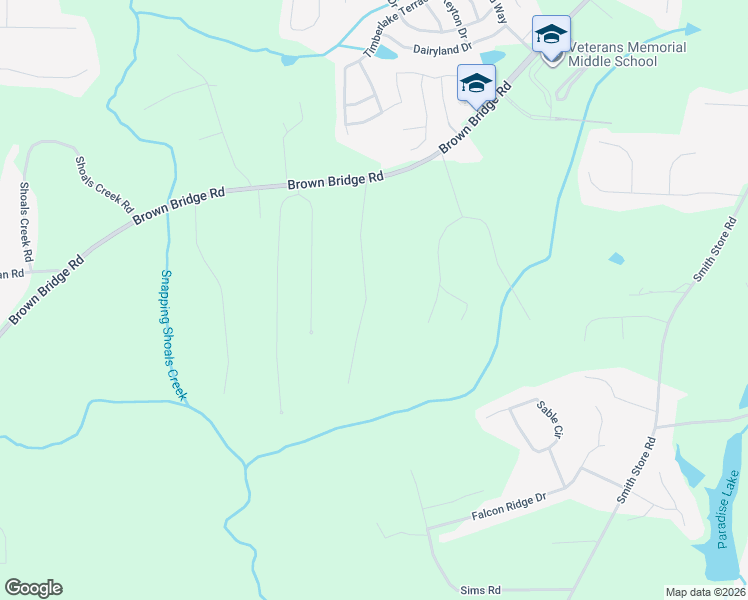 map of restaurants, bars, coffee shops, grocery stores, and more near 165 Roberts Road in Covington