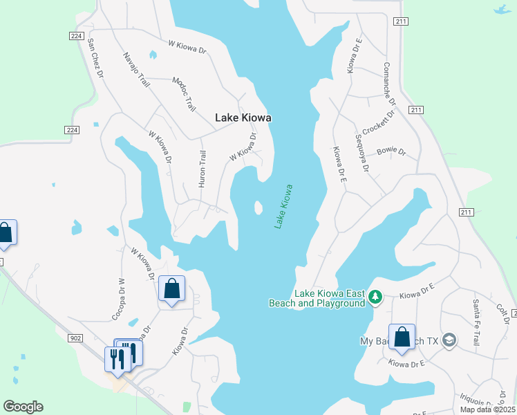 map of restaurants, bars, coffee shops, grocery stores, and more near 105 Sarsi Cove in Gainesville