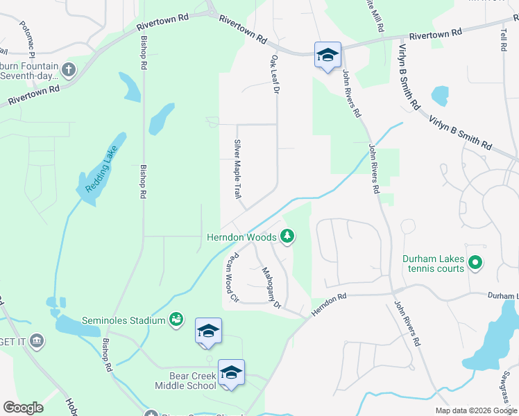 map of restaurants, bars, coffee shops, grocery stores, and more near 6980 Oak Leaf Drive in Fairburn