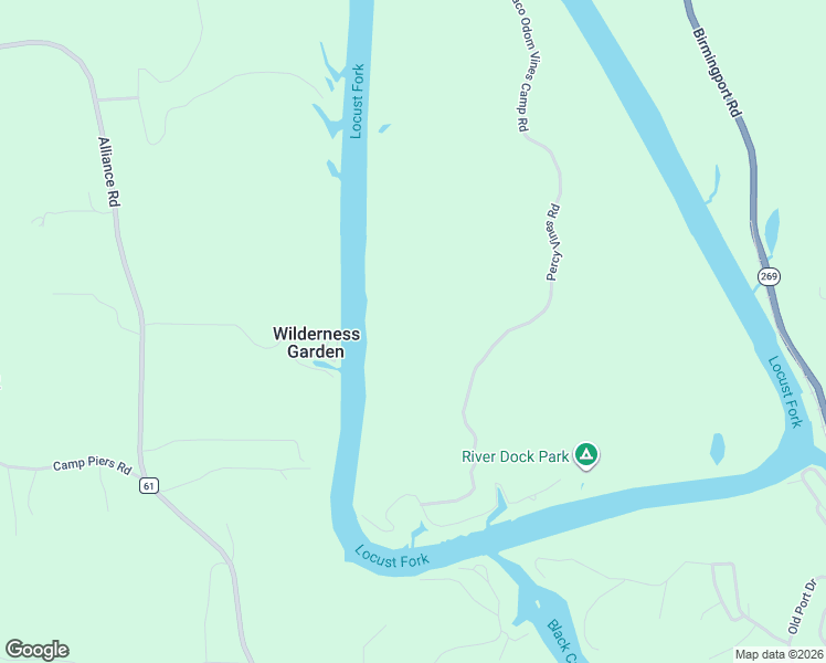 map of restaurants, bars, coffee shops, grocery stores, and more near 451 Percy Vines Road in Bessemer