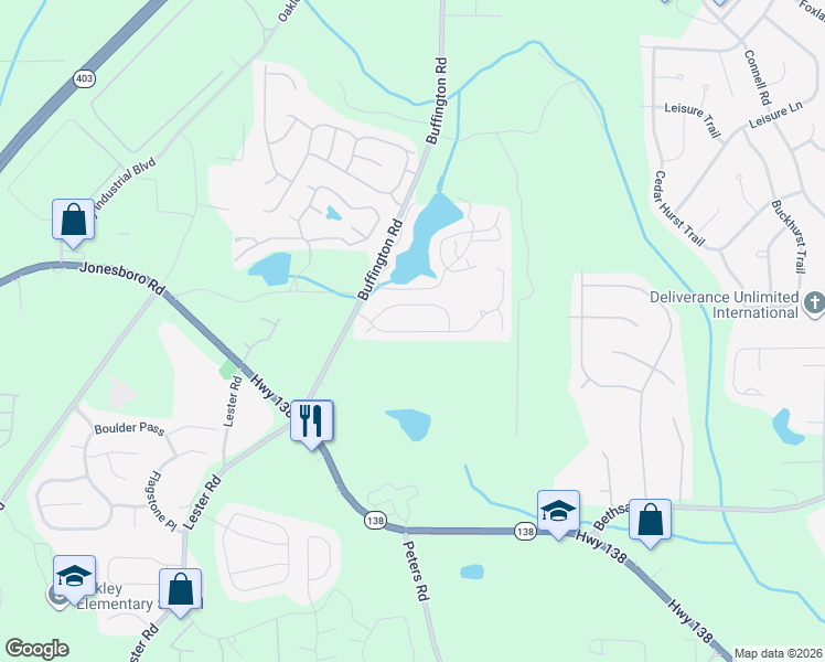 map of restaurants, bars, coffee shops, grocery stores, and more near 235 Buffington Drive in Union City
