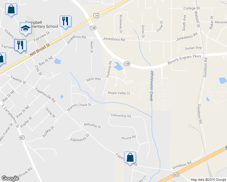 map of restaurants, bars, coffee shops, grocery stores, and more near 1155 Maple Valley Court in Union City
