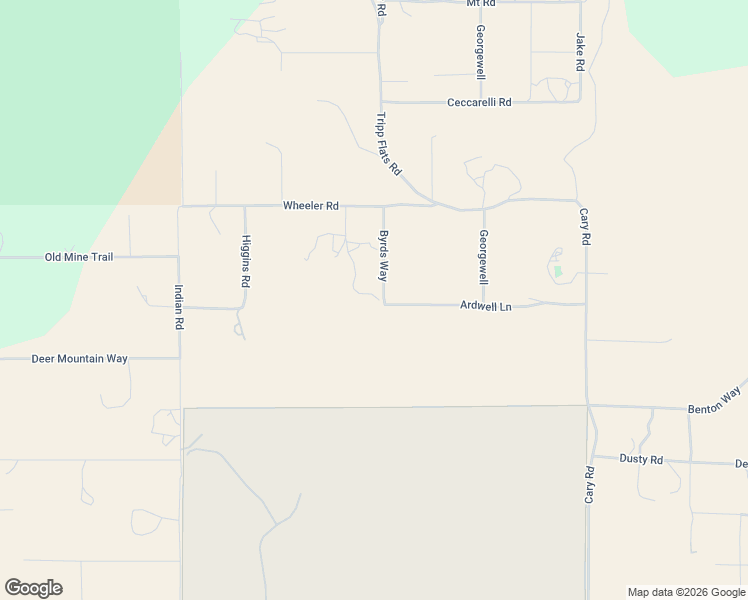 map of restaurants, bars, coffee shops, grocery stores, and more near 52565 Wheeler Road in Anza