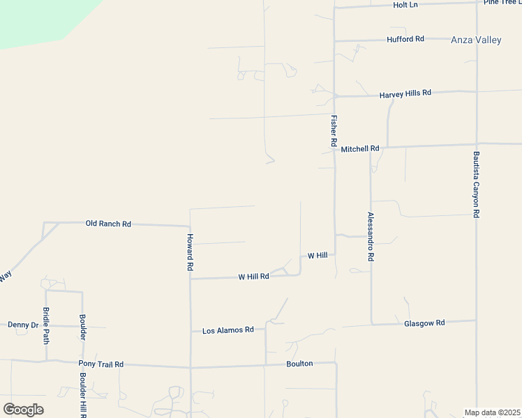 map of restaurants, bars, coffee shops, grocery stores, and more near 38230 Howard Road in Anza