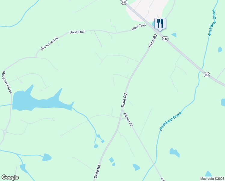 map of restaurants, bars, coffee shops, grocery stores, and more near 110 Hidden Forest Road in Covington