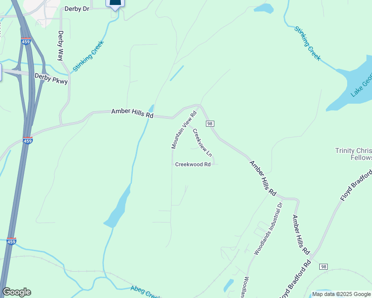 map of restaurants, bars, coffee shops, grocery stores, and more near 5924 Creekwood Circle in Birmingham