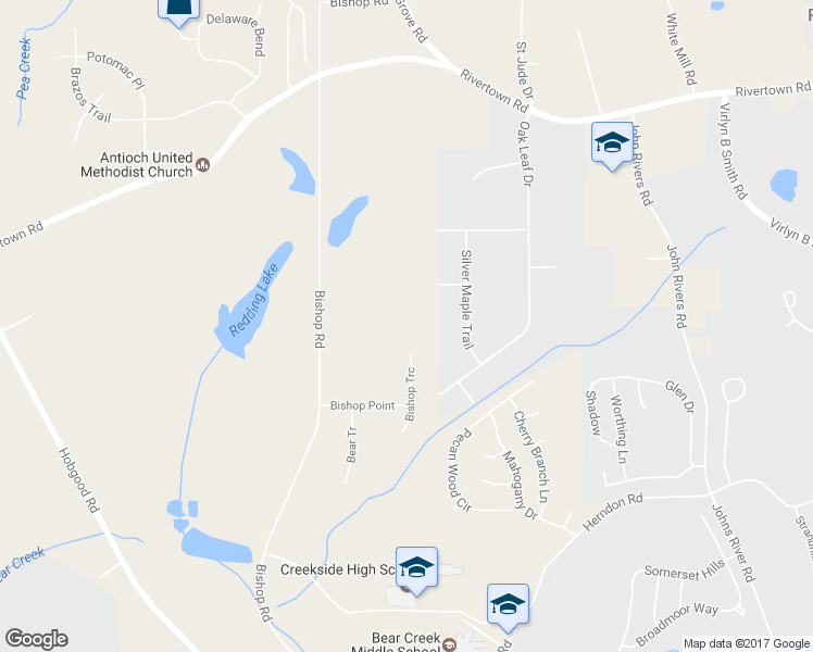 map of restaurants, bars, coffee shops, grocery stores, and more near 7000 Bishop Road in Fairburn