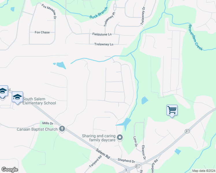 map of restaurants, bars, coffee shops, grocery stores, and more near 70 Tamalynn Trail in Covington