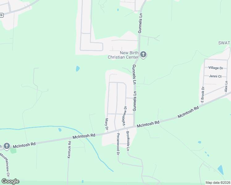 map of restaurants, bars, coffee shops, grocery stores, and more near 3517 Rocky Ridge Drive in Oxford