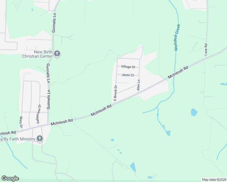 map of restaurants, bars, coffee shops, grocery stores, and more near 109 East Brook Drive in Munford