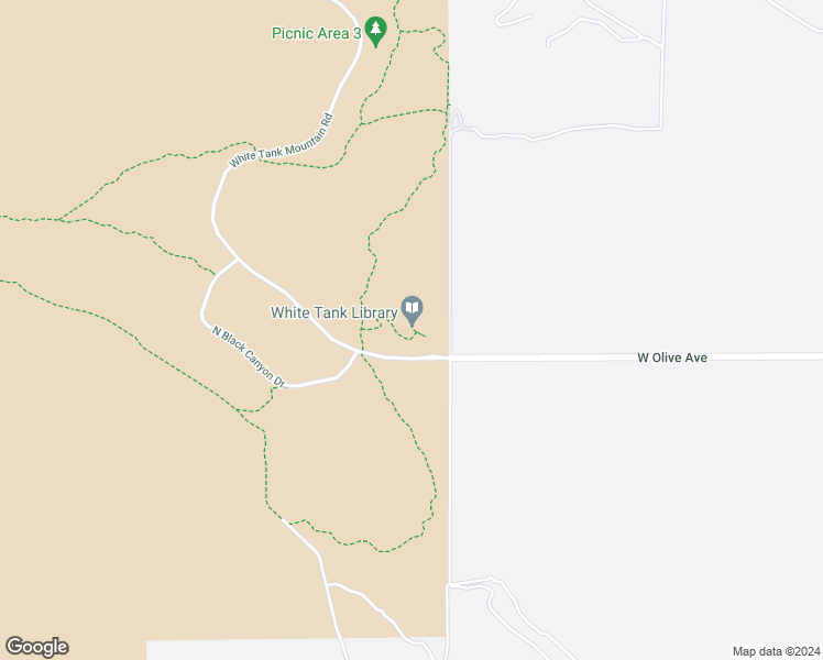 map of restaurants, bars, coffee shops, grocery stores, and more near 20304 West White Tank Mountain Road in Waddell