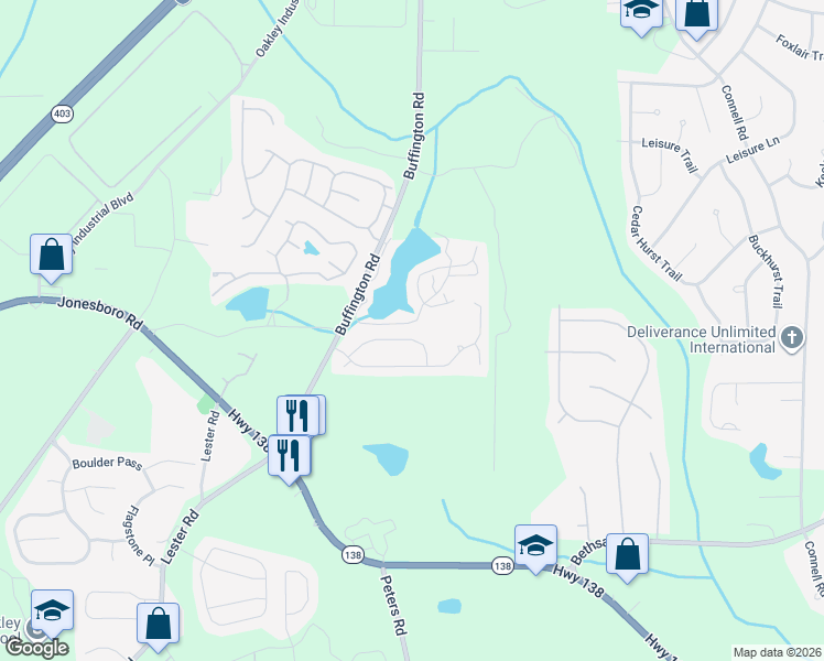 map of restaurants, bars, coffee shops, grocery stores, and more near 3775 Buffington Place in Union City