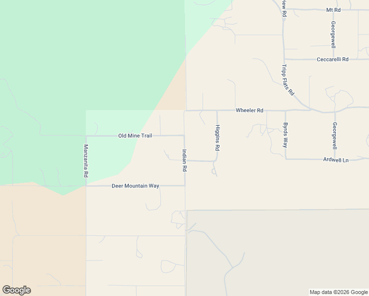 map of restaurants, bars, coffee shops, grocery stores, and more near 38205 Indian Road in Anza
