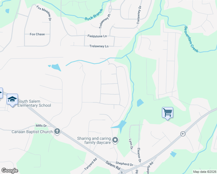 map of restaurants, bars, coffee shops, grocery stores, and more near 45 Olivia Way in Covington