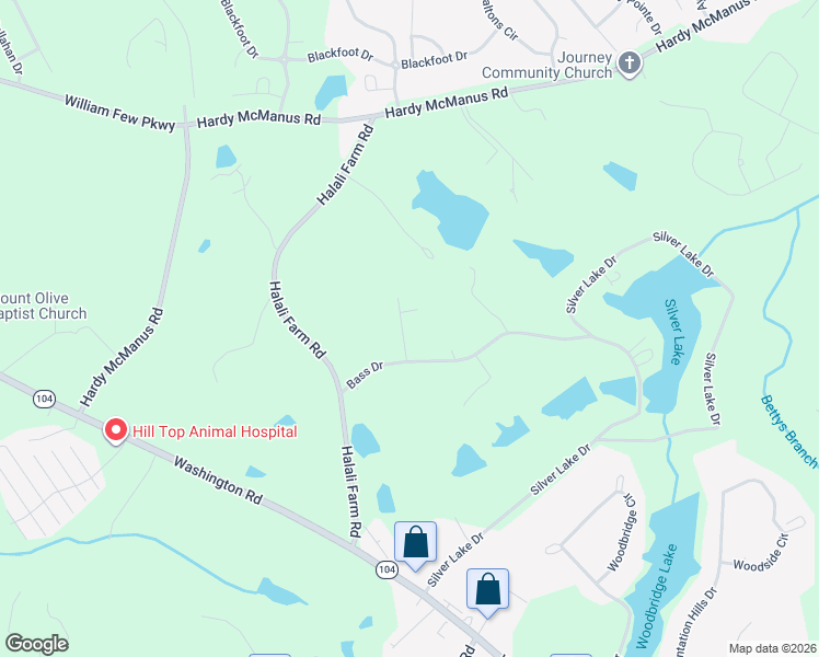 map of restaurants, bars, coffee shops, grocery stores, and more near 4747 Bass Drive in Evans