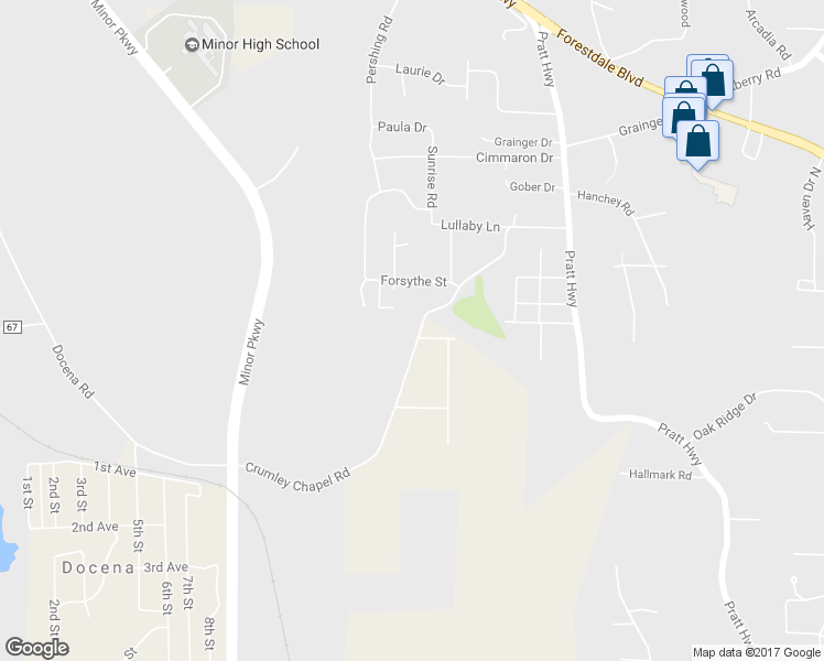map of restaurants, bars, coffee shops, grocery stores, and more near 464 Crumly Chapel Road in Birmingham