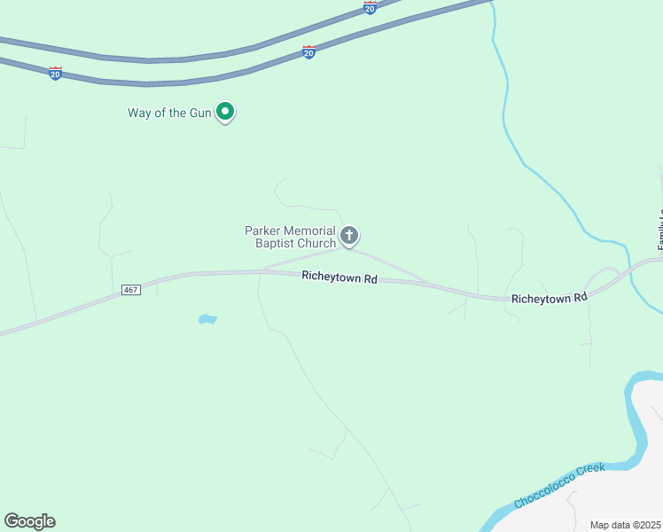 map of restaurants, bars, coffee shops, grocery stores, and more near 1761 Richeytown Road in Talladega County