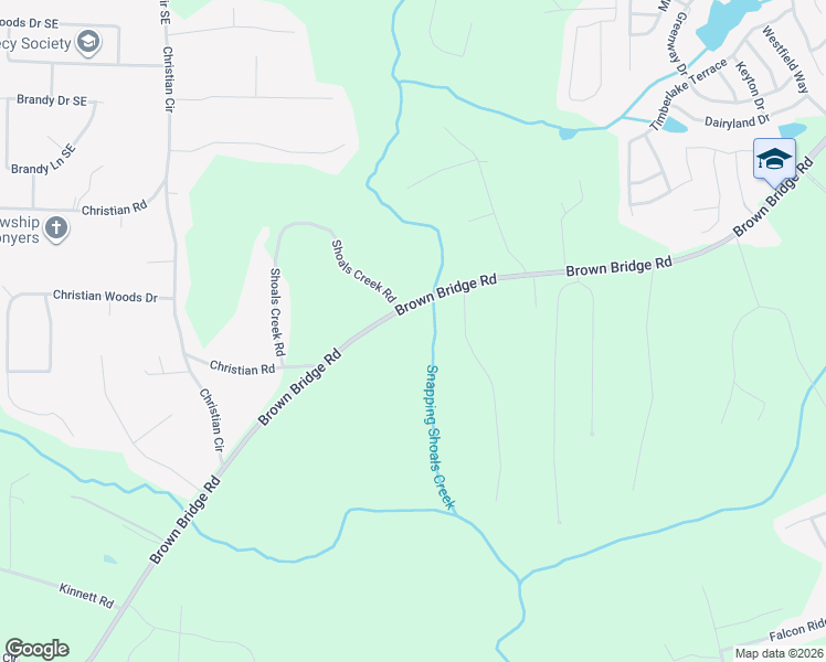 map of restaurants, bars, coffee shops, grocery stores, and more near 13905 Brown Bridge Road in Covington