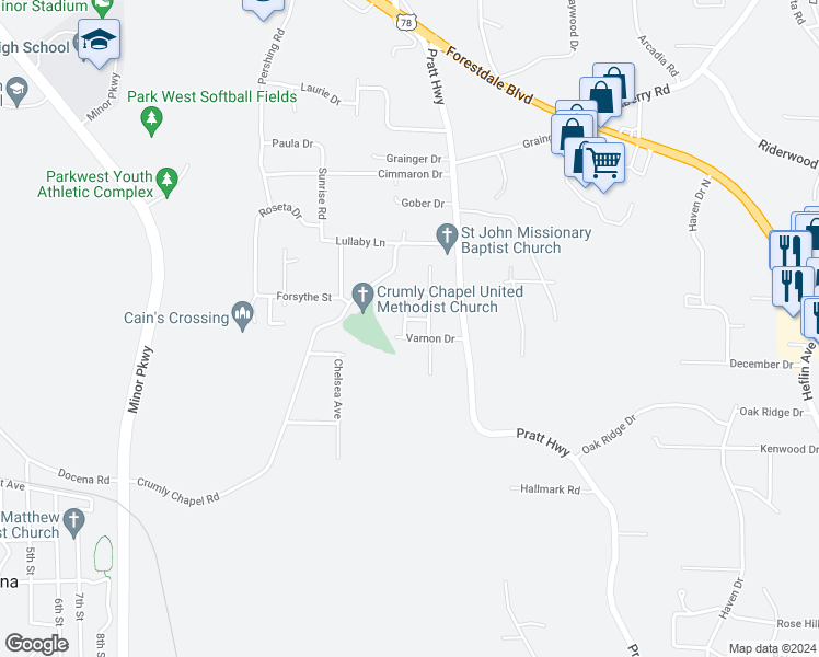 map of restaurants, bars, coffee shops, grocery stores, and more near 237 Nantuckett Drive in Birmingham