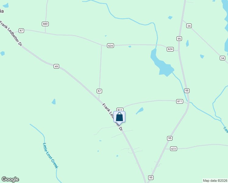 map of restaurants, bars, coffee shops, grocery stores, and more near 5160 County Road 49 in Ranburne