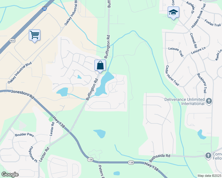 map of restaurants, bars, coffee shops, grocery stores, and more near 6770 Buffington Road in Union City