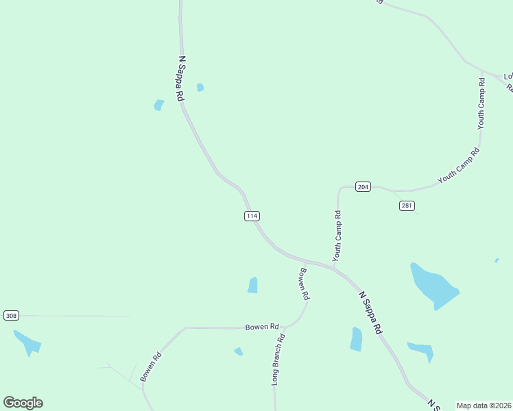 map of restaurants, bars, coffee shops, grocery stores, and more near North Sappa Road in Eupora