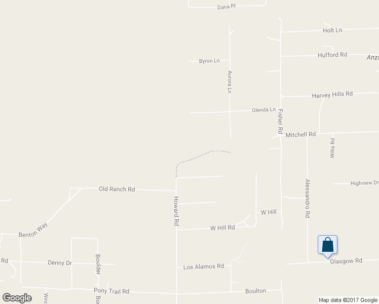 map of restaurants, bars, coffee shops, grocery stores, and more near 38070 Howard Road in Anza