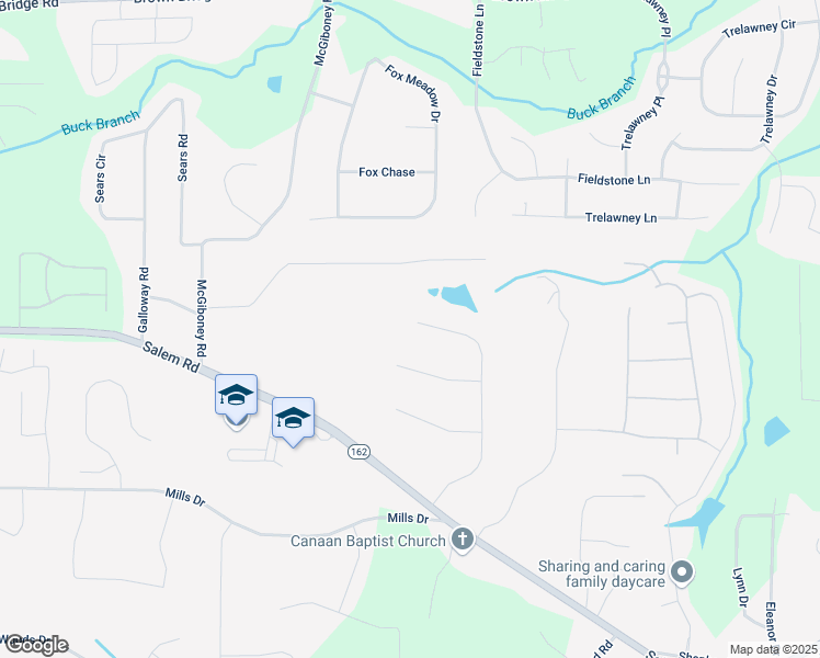 map of restaurants, bars, coffee shops, grocery stores, and more near 315 Claremont Drive in Covington